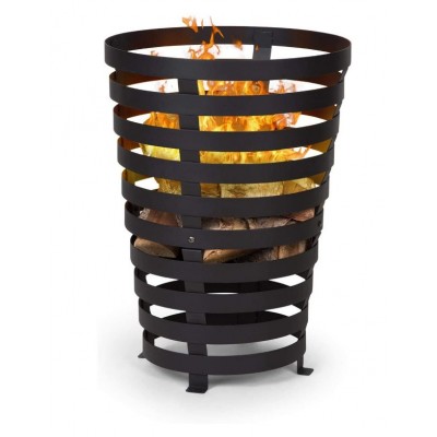 Decorative Garden Fire Bowl Charcoal Brazier Robust Feet Fire Pit