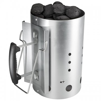 Large Chimney Charcoal Starter lighter with Safety Handle