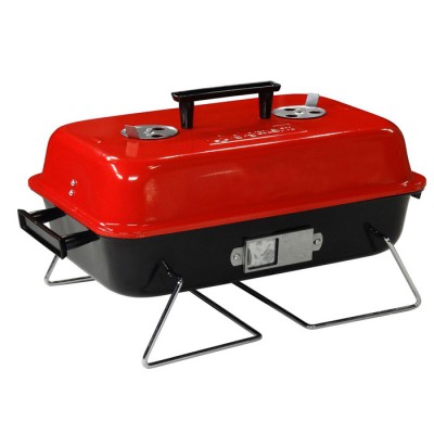 Square Walmart Portable Charcoal Barbecue Grill Set