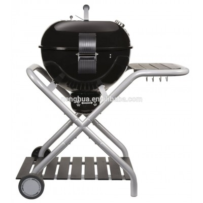 BBQ Grill Charcoal Barbecue Round Freestanding Coal Outdoor Camping BBQ